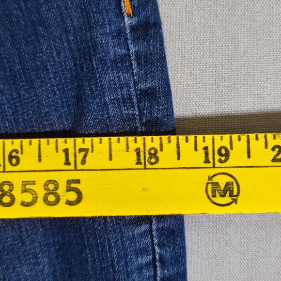 Ann Taylor LOFT jeans Modern Crop women's size 28/6 ink blue colour straight leg - Picture 11 of 14